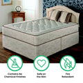 Yark Beds & Mattresses by Duke Brothers Mattresses Luxury Premium Sutton Orthopaedic with Quilted Border Firm Mattress
