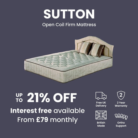 Yark Beds & Mattresses by Duke Brothers Mattresses Orthopaedic Luxury Premium Sutton with Quilted Border Firm Mattress