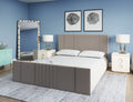 Hippo™ Camborn Ottoman Bed Luxury Upholstered With Matching Headboard - Yark UK