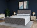 Hippo™ Chelmsford Ottoman Bed Luxury Upholstered With Matching Headboard - Yark Beds UK