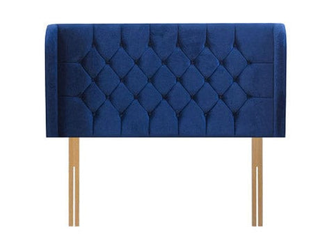 Dunbar Strutted Wings Upholstered Bed Headboard