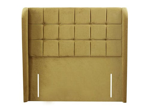 Dundee Floor Standing Upholstered Winged Bed Headboard