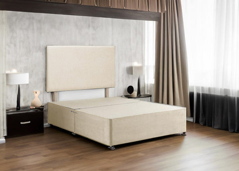 Frisco Upholstered Platform Top Divan Bed Base With Storage Draws Options