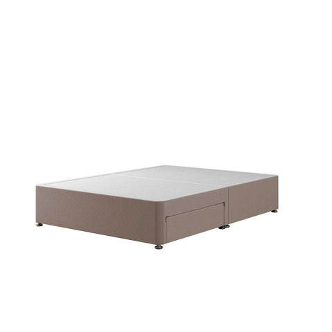 Paragon Upholstered Platform Top Divan Bed Base With Storage Draws Options
