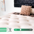 Bedz by Duke Brothers Mattresses Luxury Premium Camden Open Coil with Quality Memory Foam Hybrid Medium Soft Mattress